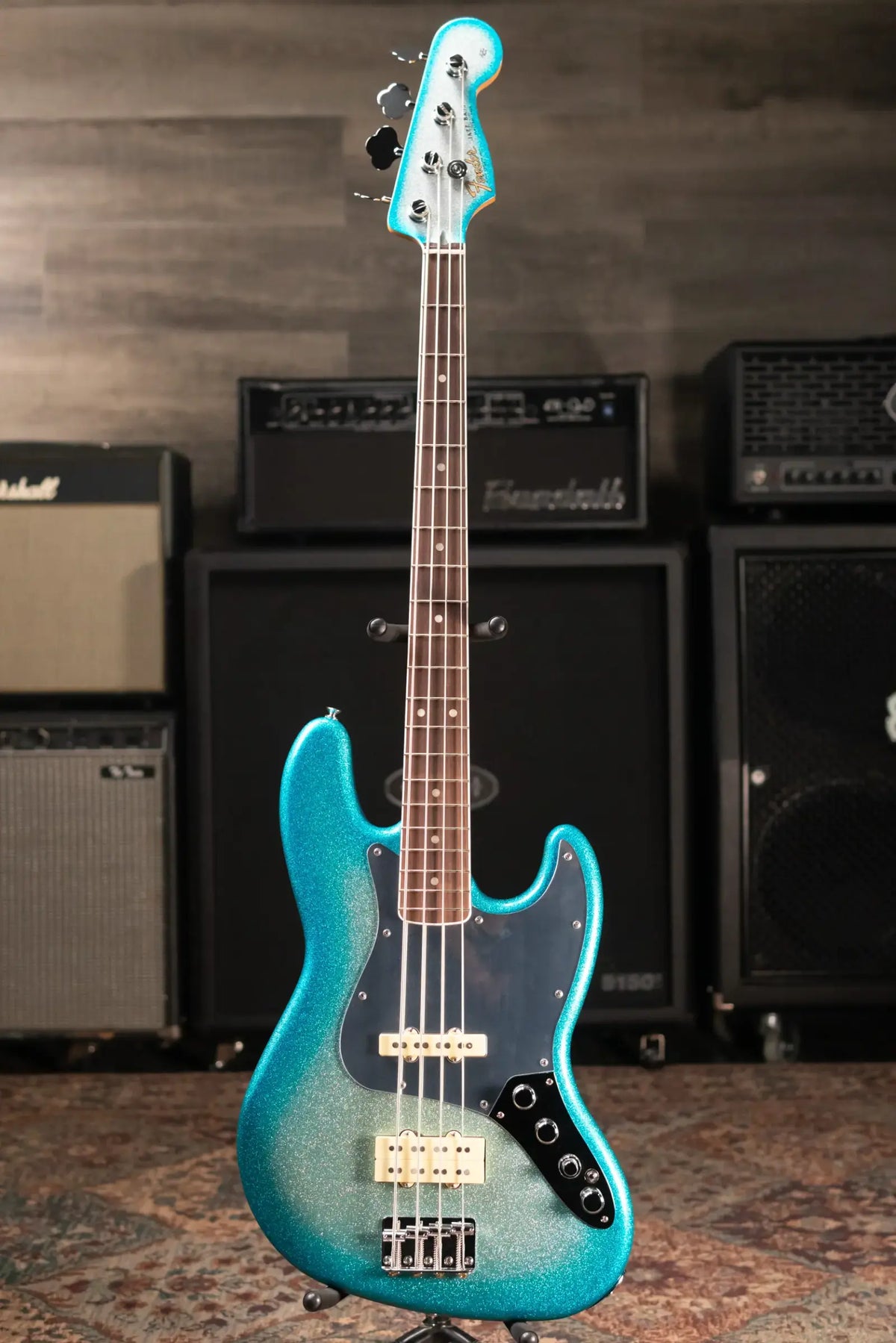 Fender Limited Player Plus X Blu DeTiger Jazz Bass - Sky Burst Sparkle