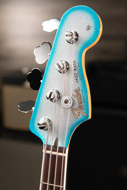 Fender Limited Player Plus X Blu DeTiger Jazz Bass - Sky Burst Sparkle with Gig Bag