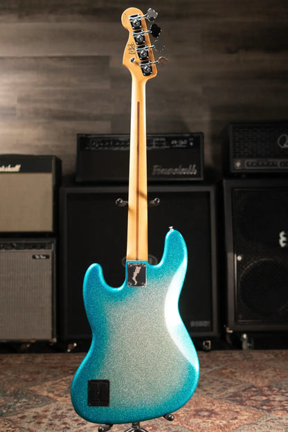Fender Limited Player Plus X Blu DeTiger Jazz Bass - Sky Burst Sparkle with Gig Bag