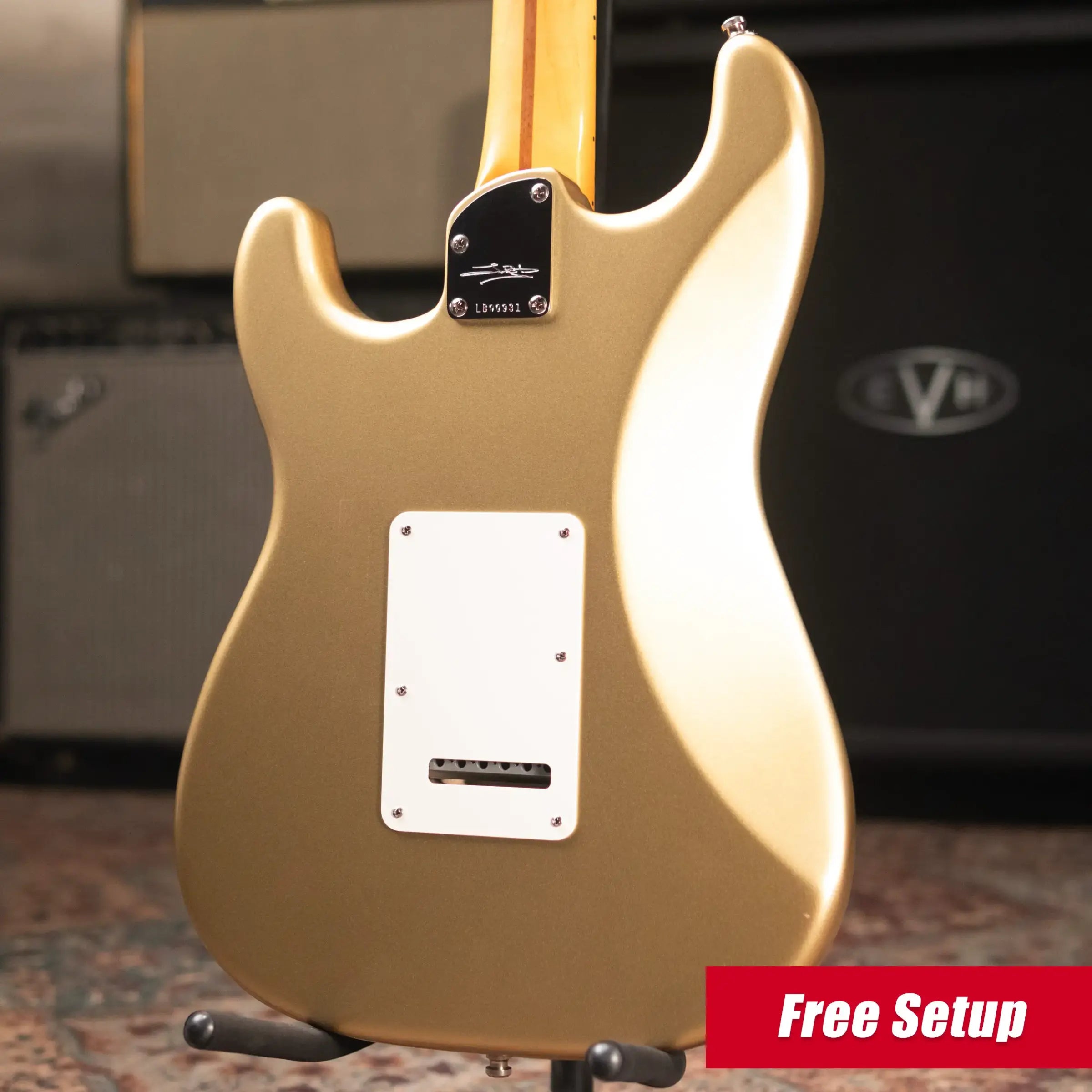 Fender Lincoln Brewster Signature Stratocaster Electric Guitar - Aztec Gold with Hardshell Case - Used