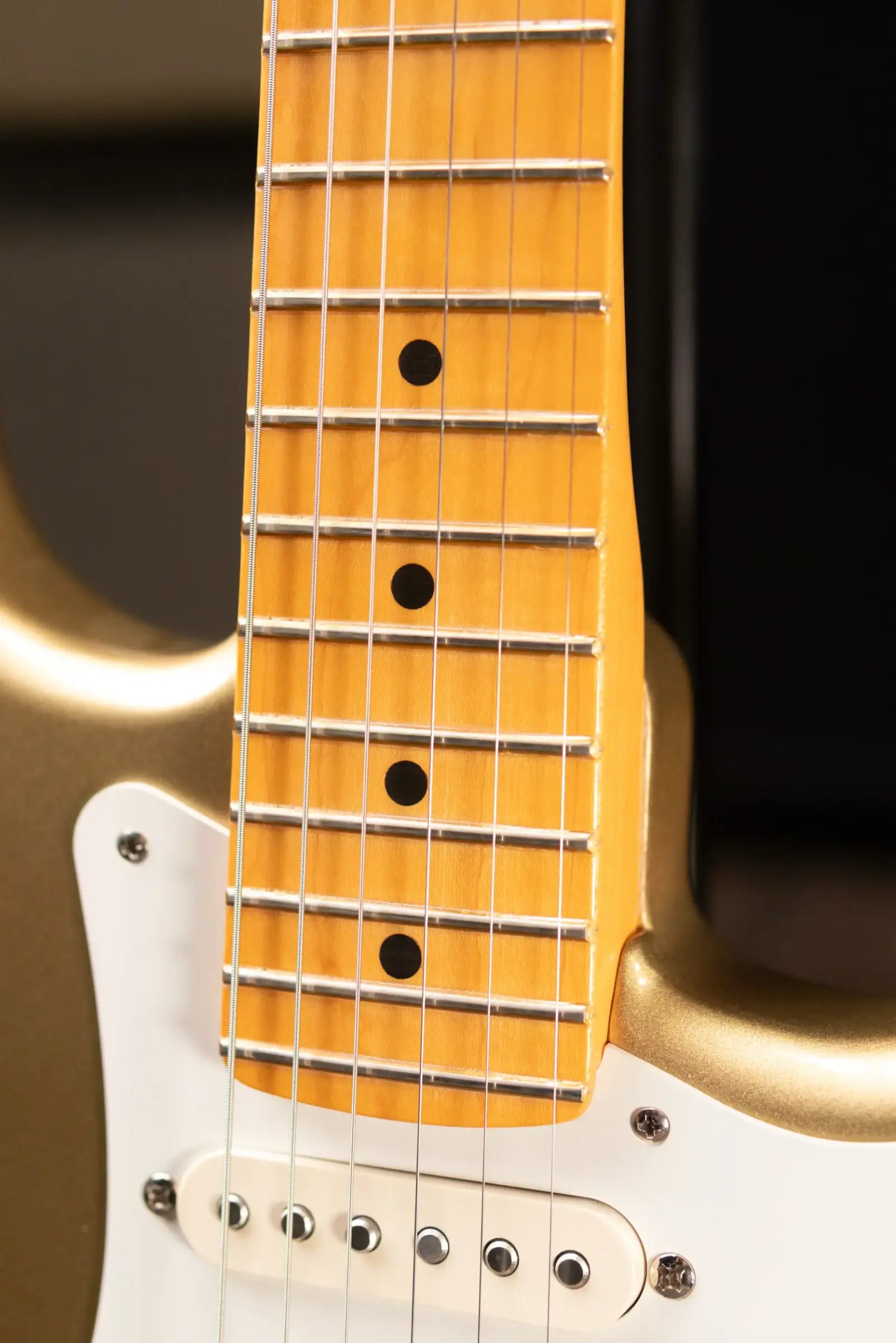 Fender Lincoln Brewster Signature Stratocaster Electric Guitar - Aztec Gold with Hardshell Case - Used