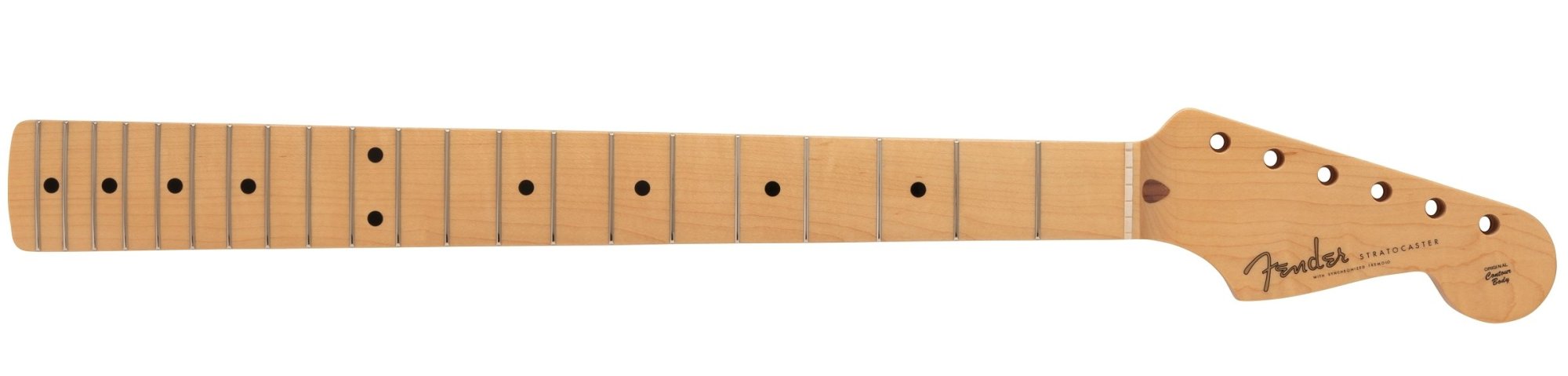 Fender Made in Japan Traditional II 50's Stratocaster Neck, 21 Vintage Frets, 9.5" Radius, U Shape, Maple