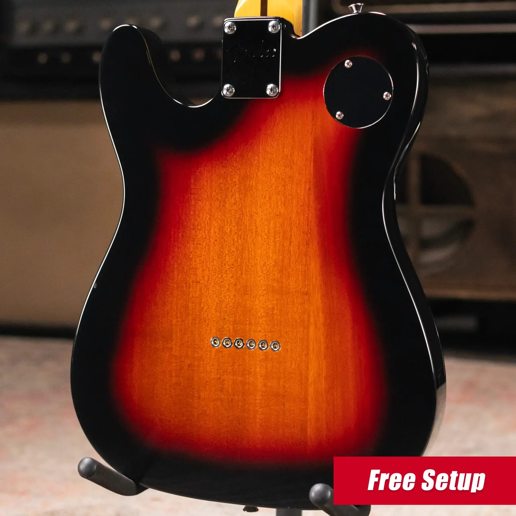 Fender Modern Player Telecaster Thinline Deluxe Electric Guitar - 3-Color Sunburst - Used