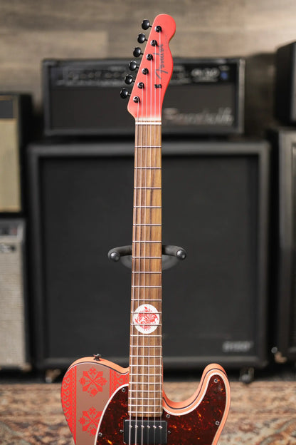 Fender Monster Hunter Rathalos Telecaster Electric Guitar - Rathalos Red with Hardshell Case