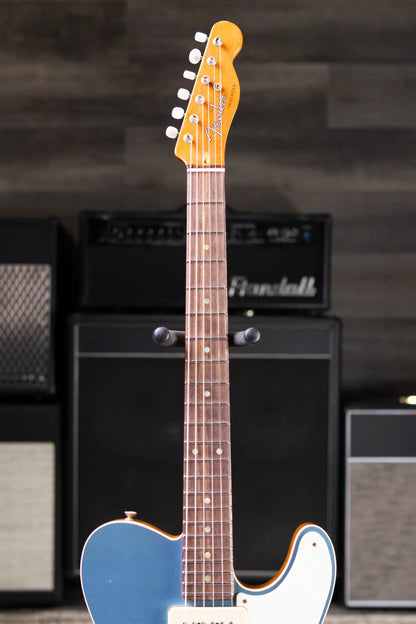 Fender NAMM 2025 #342 Custom Shop Set Neck Fiji Mahogany Telecaster Relic - Apprentice Built by Dan Gonzales - Aged Pelham Blue with Hardshell Case - Used