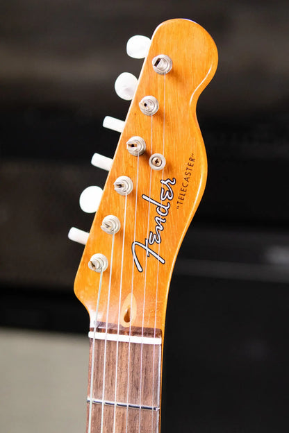 Fender NAMM 2025 #342 Custom Shop Set Neck Fiji Mahogany Telecaster Relic - Apprentice Built by Dan Gonzales - Aged Pelham Blue with Hardshell Case - Used