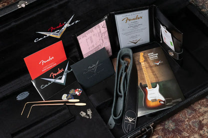 Fender NAMM 2025 #62 Custom Shop 1966 Bass VI Relic Time Machine Series Electric Bass - Faded Aged Sonic Blue with Hardshell Case