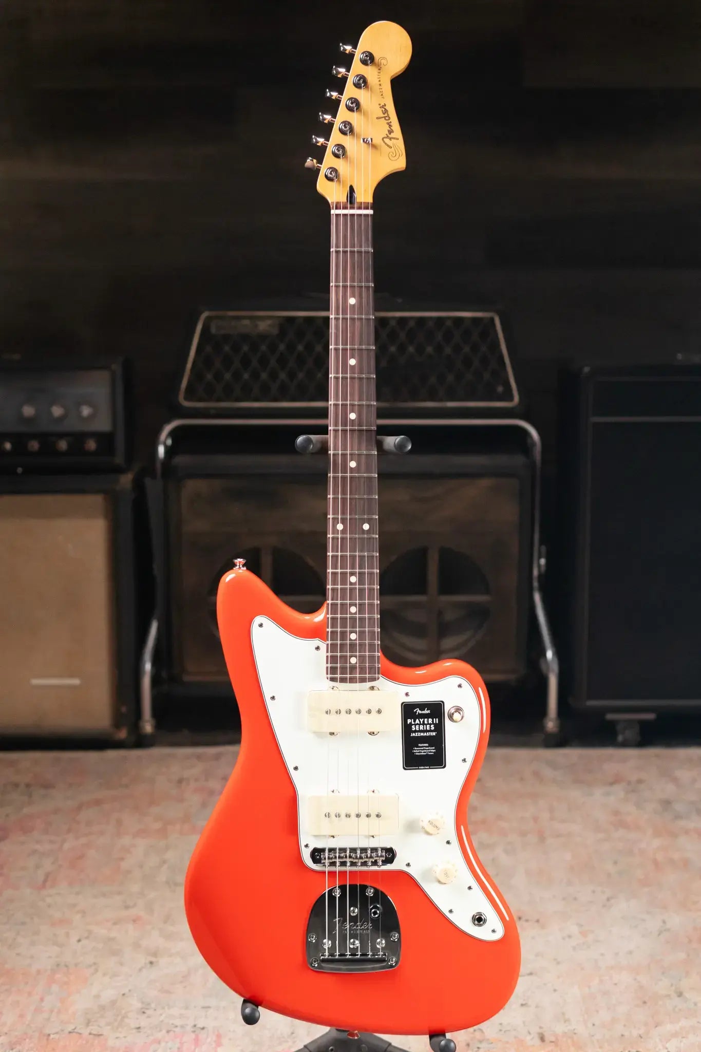 Fender Player II Jazzmaster Electric Guitar - Coral Red