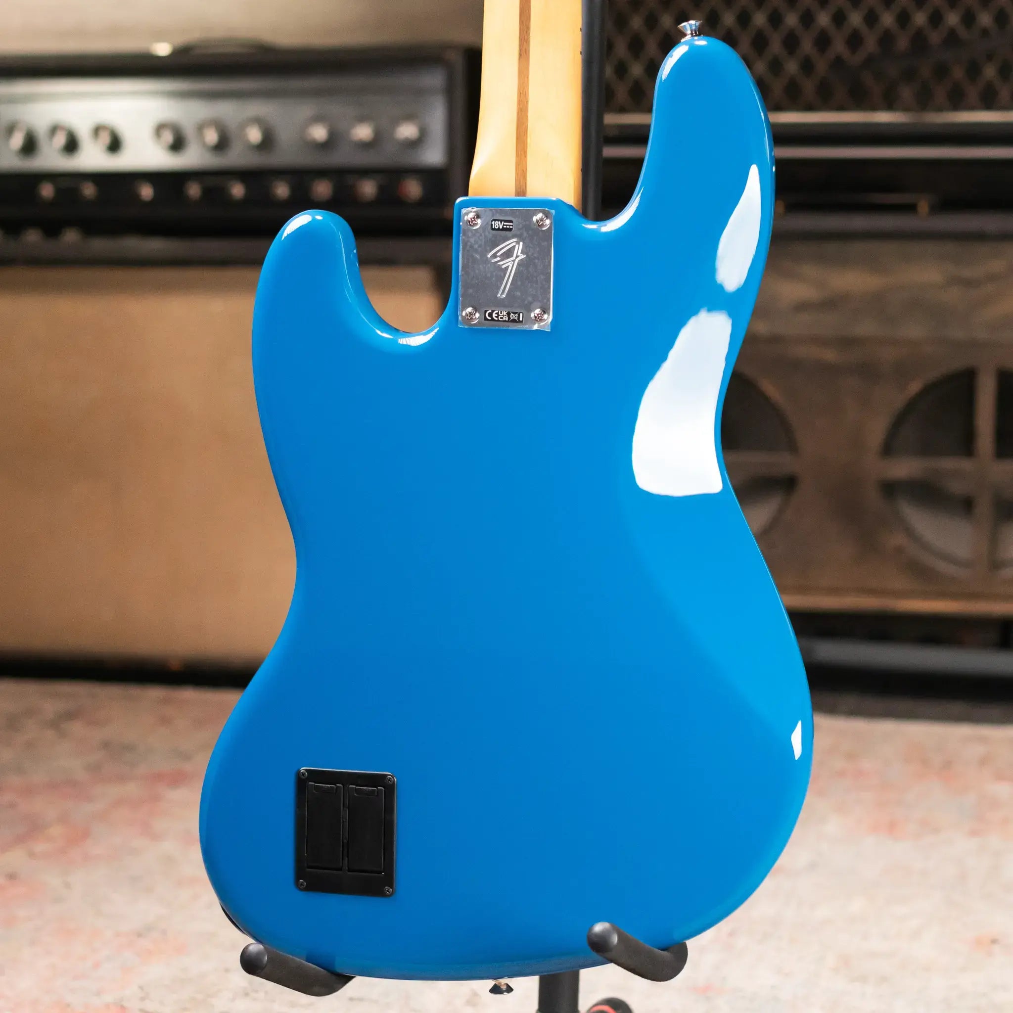 Fender Player II Modified Active Jazz Bass, Maple Fingerboard - Electric Blue with Gig Bag