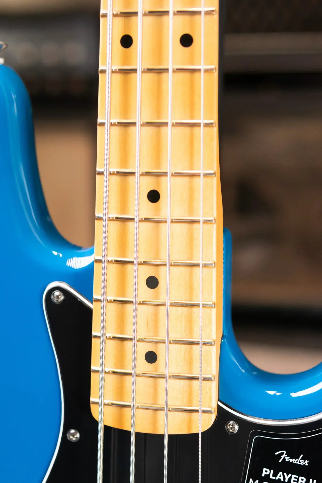Fender Player II Modified Active Jazz Bass, Maple Fingerboard - Electric Blue with Gig Bag
