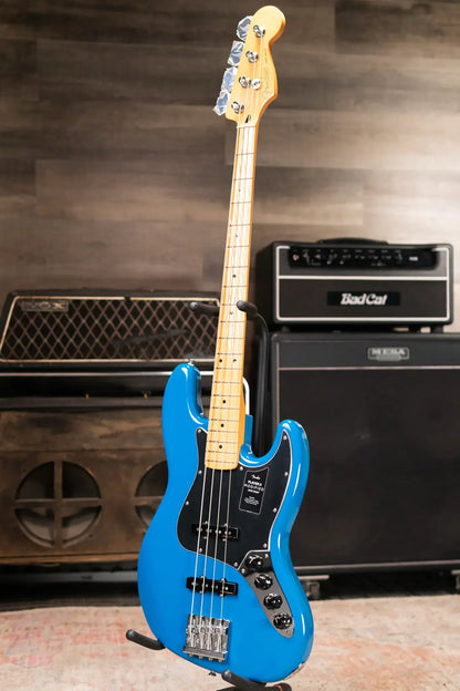 Fender Player II Modified Active Jazz Bass, Maple Fingerboard - Electric Blue with Gig Bag