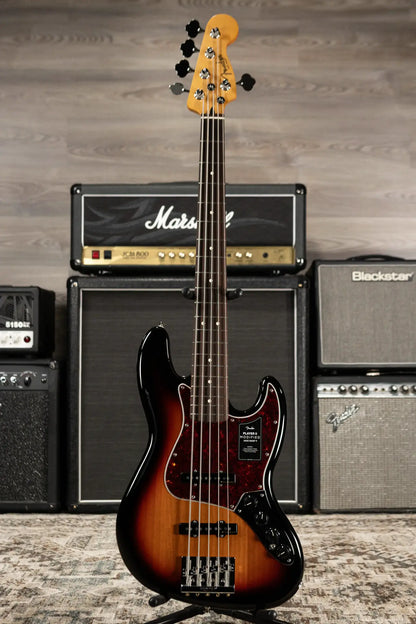 Fender Player II Modified Active Jazz Bass V - 3-Color Sunburst with Gig Bag