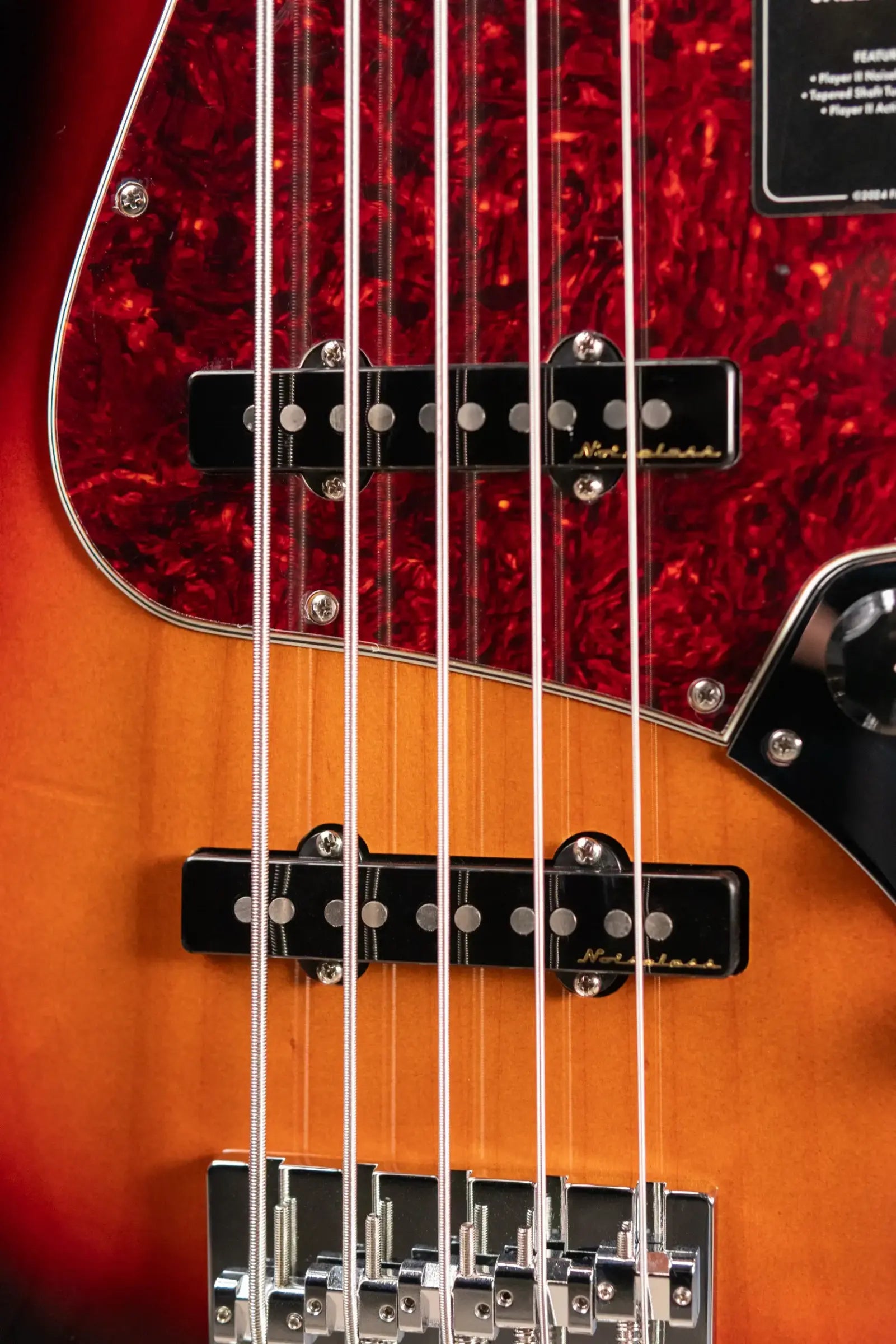 Fender Player II Modified Active Jazz Bass V - 3-Color Sunburst with Gig Bag