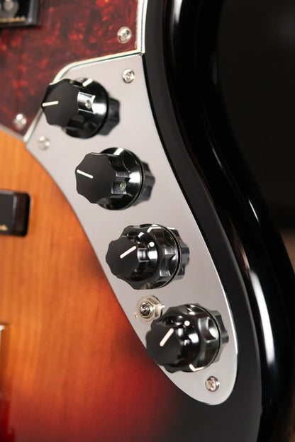Fender Player II Modified Active Jazz Bass V, Rosewood Fingerboard - 3-Color Sunburst with Gig Bag