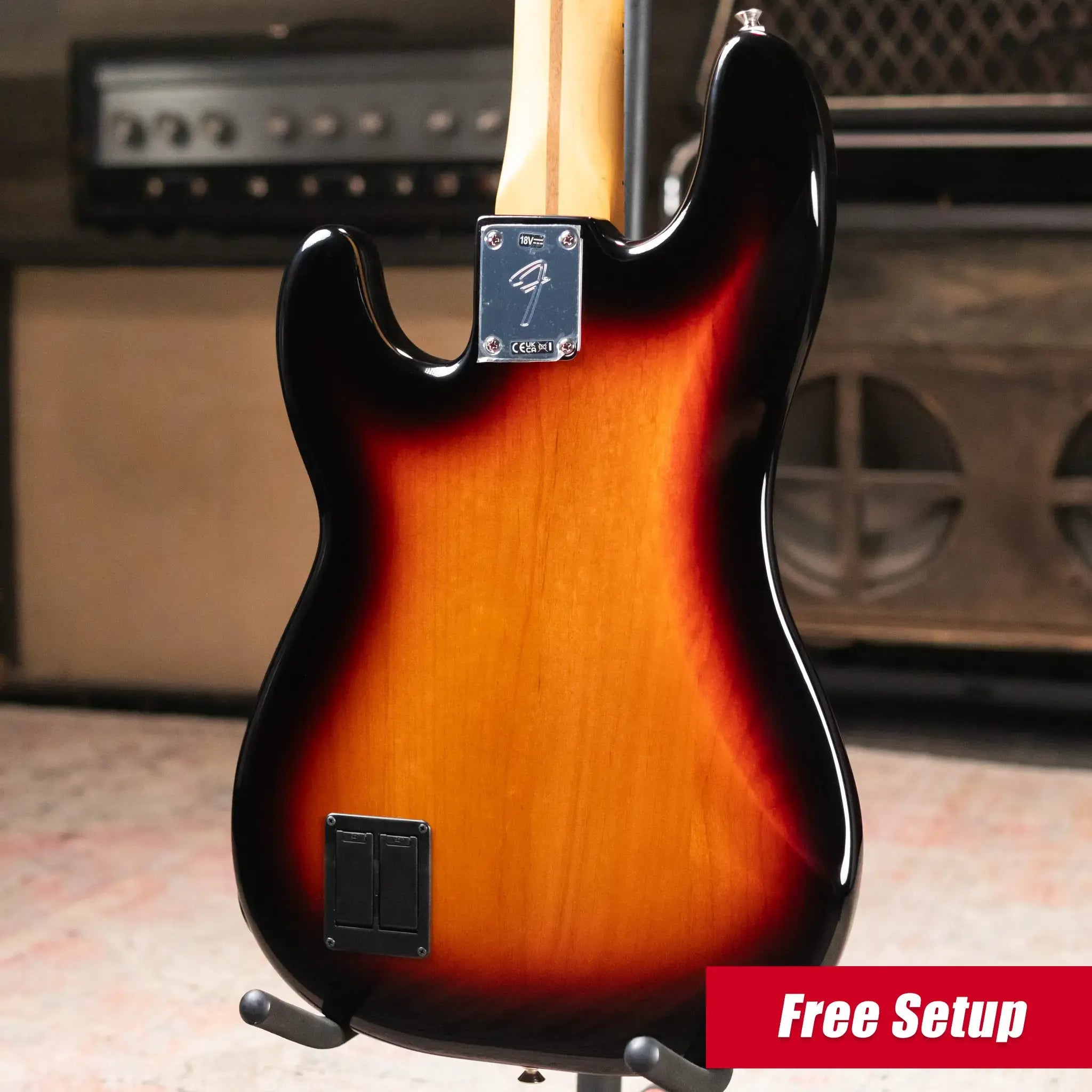 Fender Player II Modified Active Precision Bass - 3-Tone Sunburst with Gig Bag
