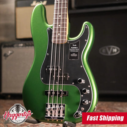 Fender Player II Modified Active Precision Bass - Harvest Green Metallic with Deluxe Gig Bag