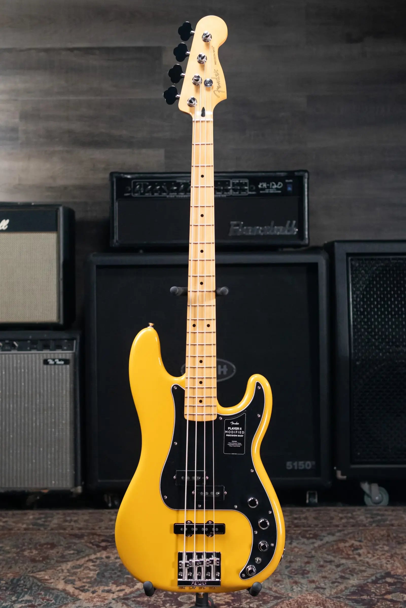 Fender Player II Modified Active Precision Bass - Sunshine Yellow with Gig Bag