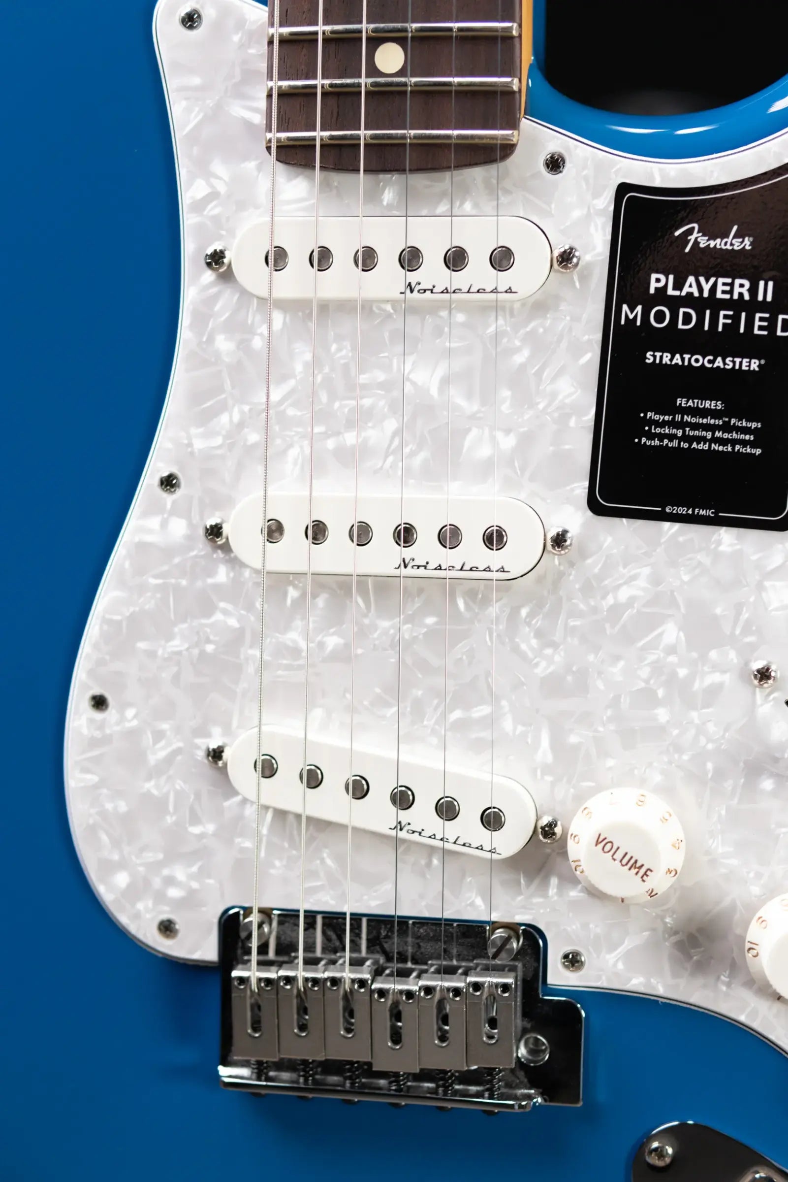 Fender Player II Modified Stratocaster Electric Guitar - Electric Blue with Gig Bag