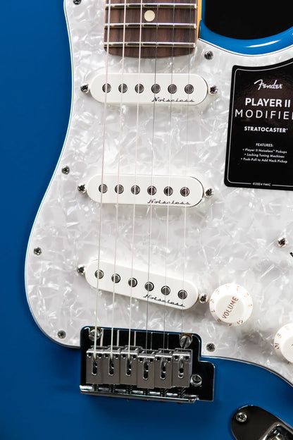 Fender Player II Modified Stratocaster Electric Guitar - Electric Blue with Gig Bag