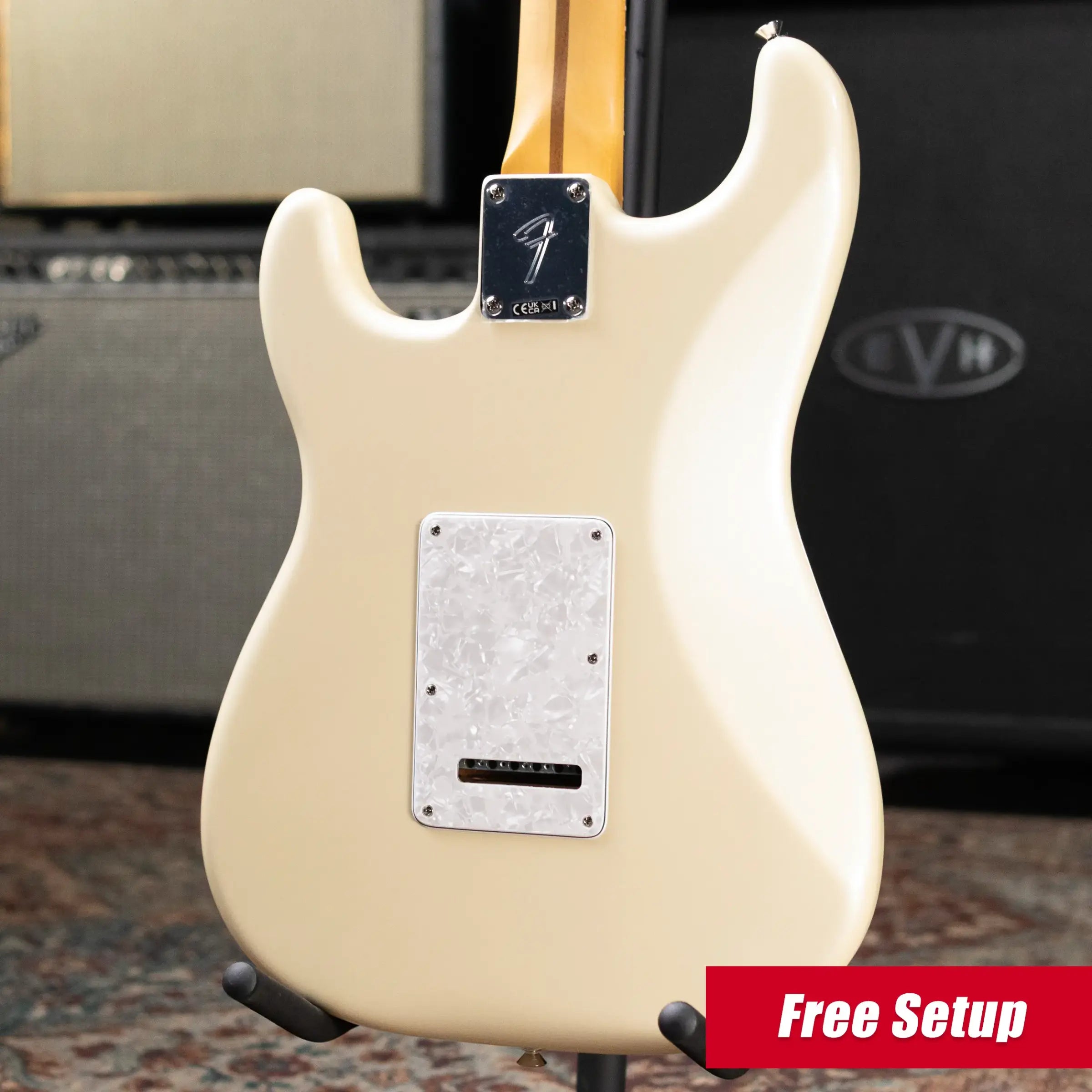 Fender Player II Modified Stratocaster Electric Guitar - Olympic Pearl with Gig Bag