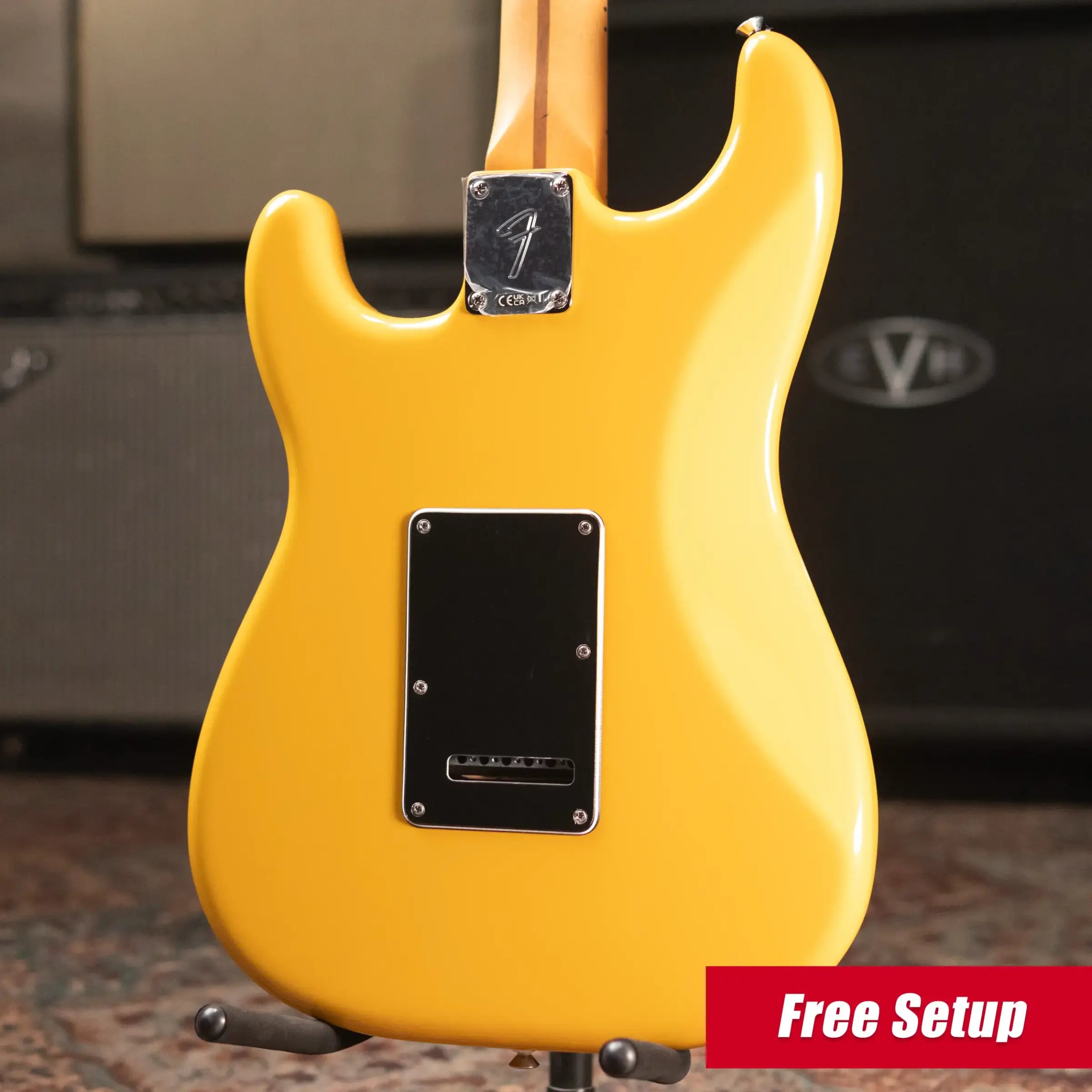 Fender Player II Modified Stratocaster Electric Guitar - Sunshine Yellow, Maple Fingerboard with Deluxe Gig Bag