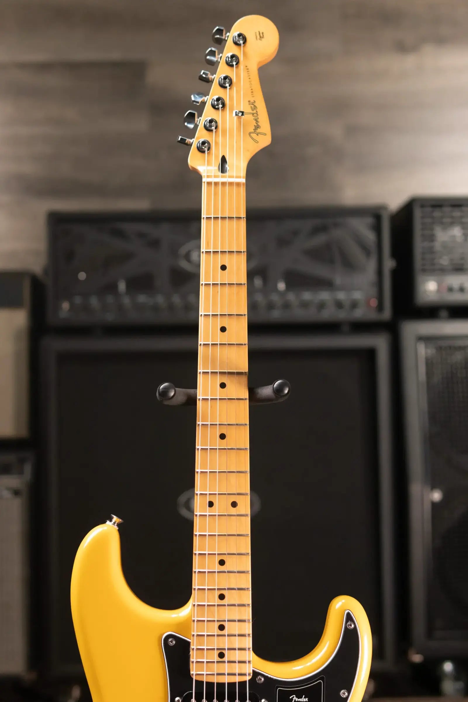 Fender Player II Modified Stratocaster Electric Guitar - Sunshine Yellow, Maple Fingerboard with Deluxe Gig Bag