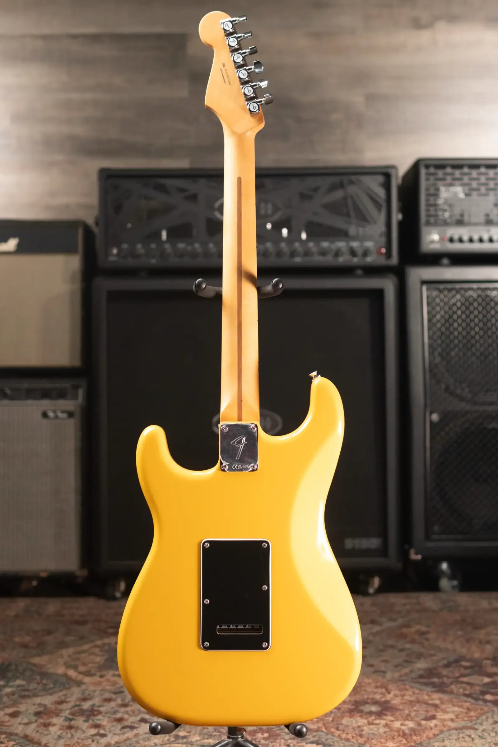Fender Player II Modified Stratocaster Electric Guitar - Sunshine Yellow, Maple Fingerboard with Deluxe Gig Bag