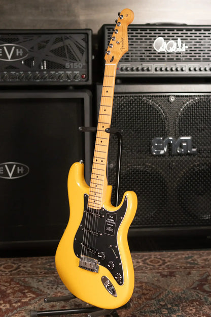 Fender Player II Modified Stratocaster Electric Guitar - Sunshine Yellow, Maple Fingerboard with Deluxe Gig Bag