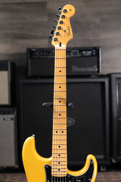 Fender Player II Modified Stratocaster Electric Guitar - Sunshine Yellow, Maple Fingerboard with Deluxe Gig Bag