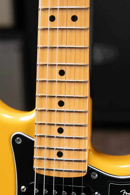 Fender Player II Modified Stratocaster Electric Guitar - Sunshine Yellow, Maple Fingerboard with Deluxe Gig Bag