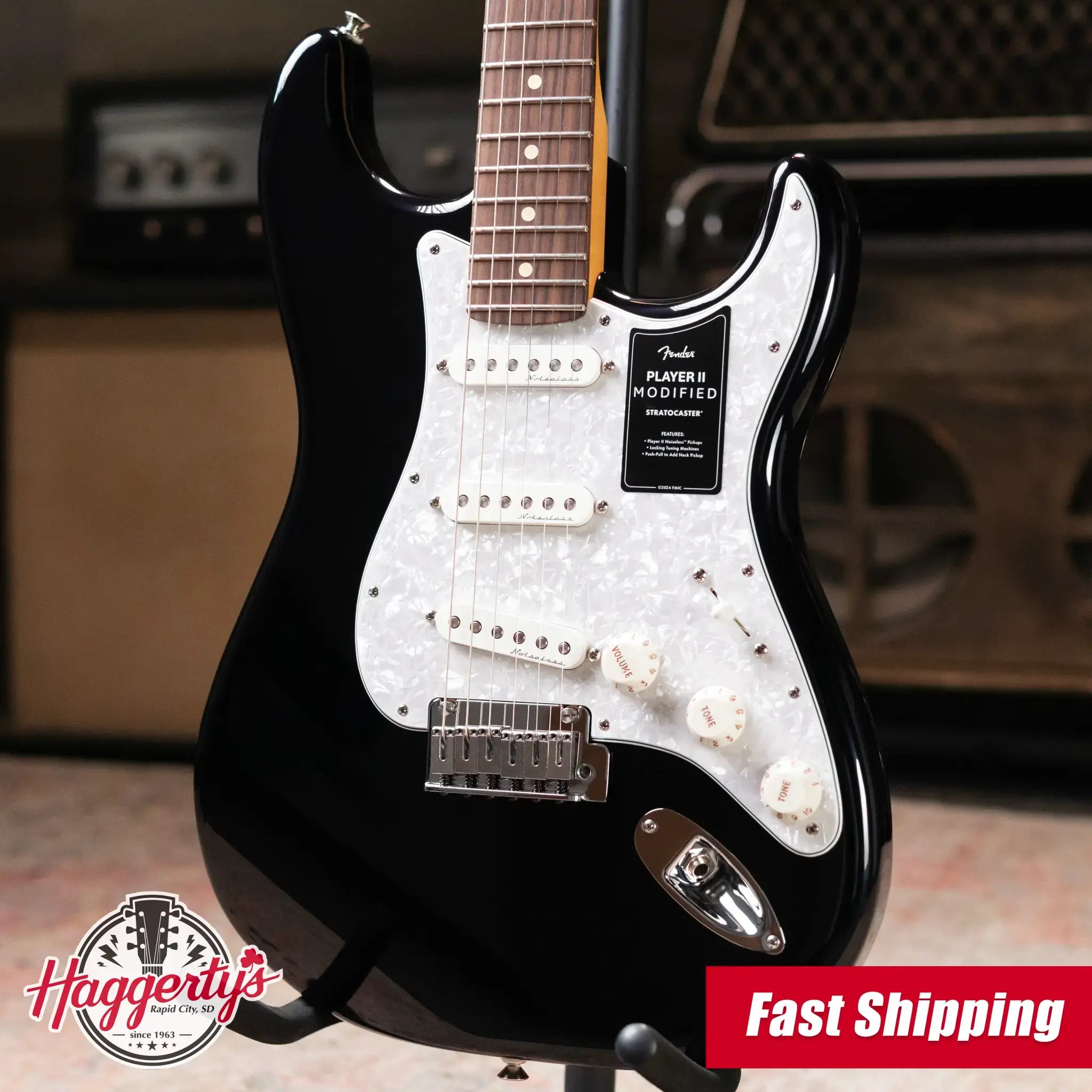 Fender Player II Modified Stratocaster, Rosewood Fingerboard Electric Guitar - Dusk with Deluxe Gig Bag