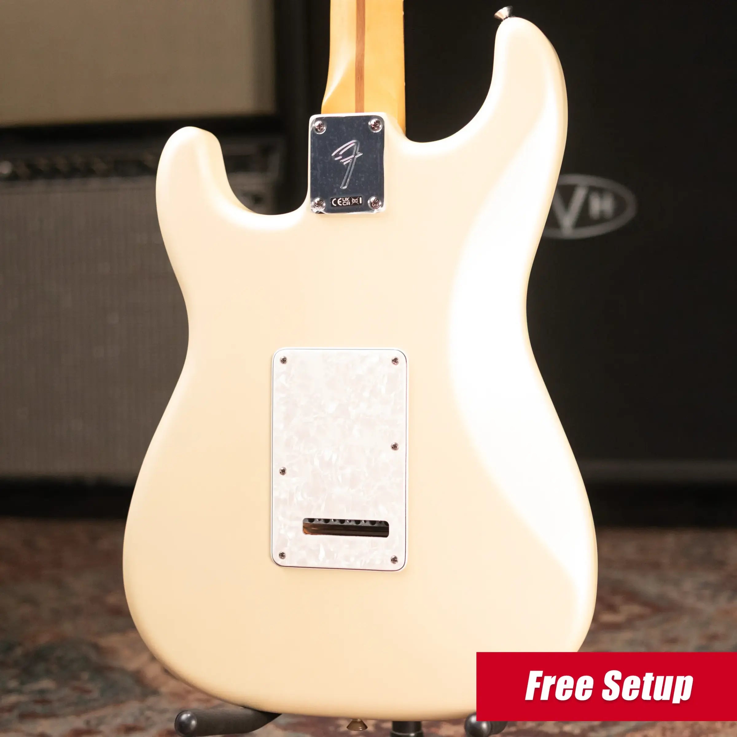 Fender Player II Modified Stratocaster, Rosewood Fingerboard Electric Guitar - Olympic Pearl with Deluxe Gig Bag