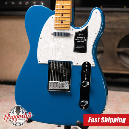 Fender Player II Modified Telecaster Electric Guitar - Electric Blue with Gig Bag