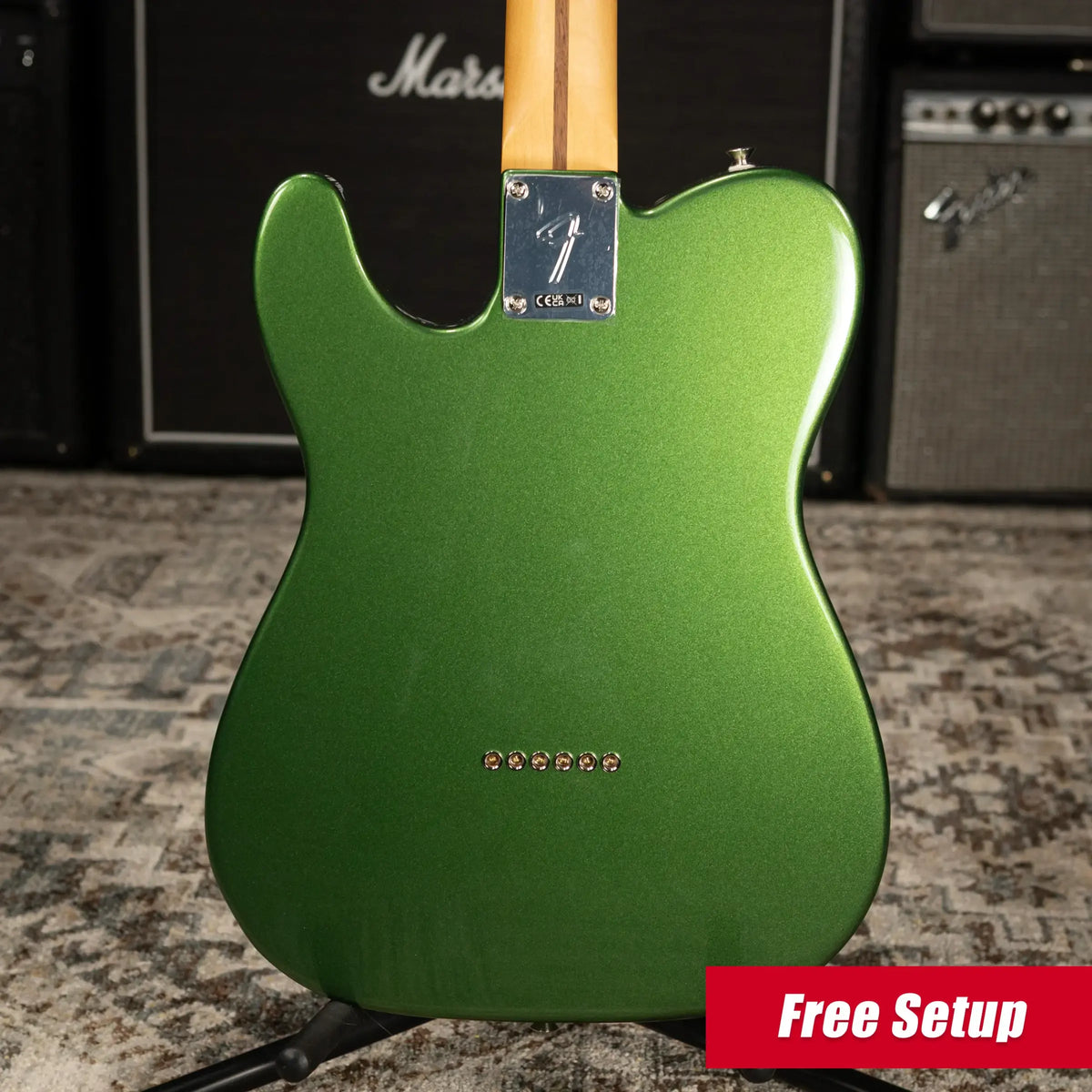 Fender Player II Modified Telecaster Electric Guitar - Harvest Green Metallic with Gig Bag - Demo