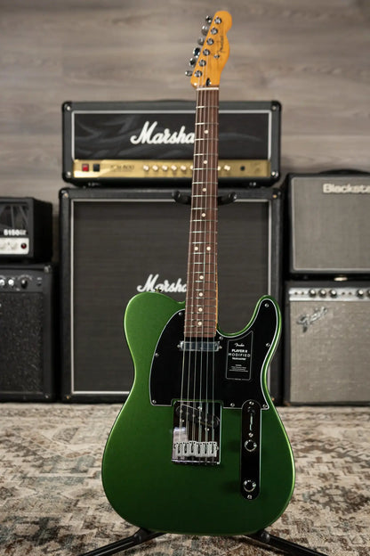 Fender Player II Modified Telecaster Electric Guitar - Harvest Green Metallic with Gig Bag