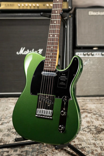 Fender Player II Modified Telecaster Electric Guitar - Harvest Green Metallic with Gig Bag