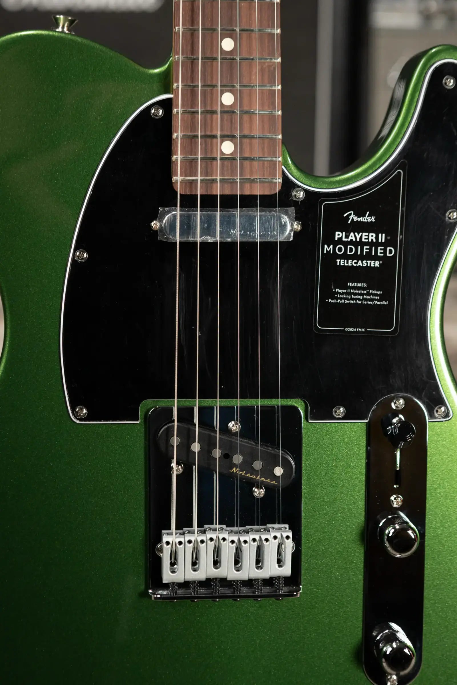 Fender Player II Modified Telecaster Electric Guitar - Harvest Green Metallic with Gig Bag