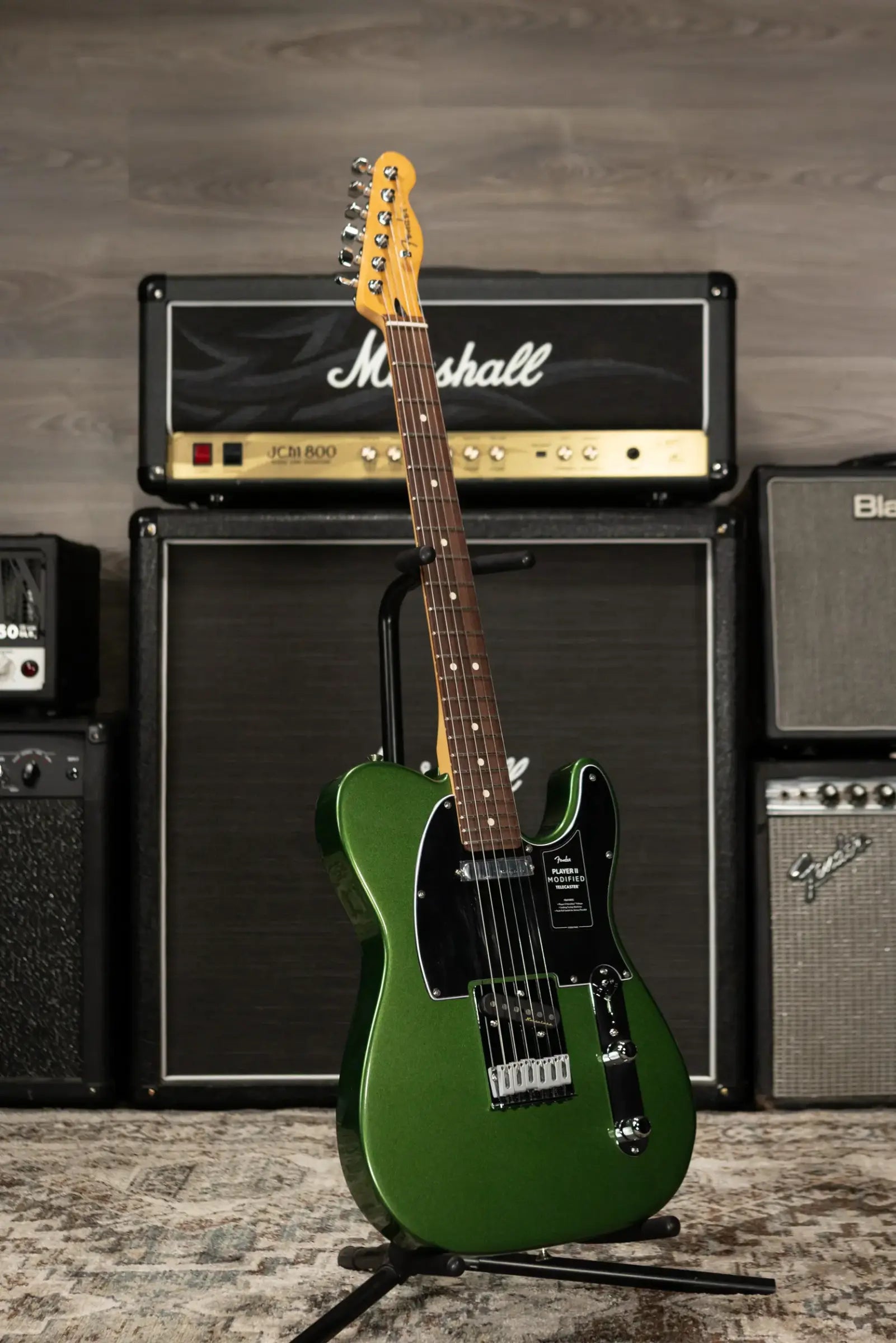 Fender Player II Modified Telecaster Electric Guitar - Harvest Green Metallic with Gig Bag