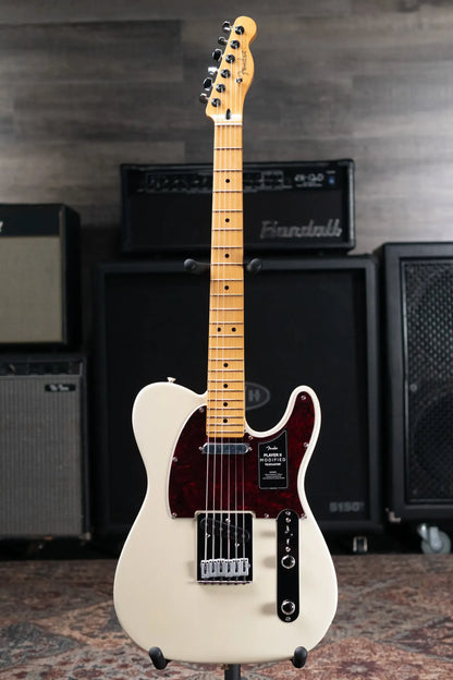 Fender Player II Modified Telecaster Electric Guitar - Olympic Pearl with Gig Bag