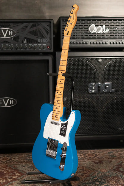 Fender Player II Modified Telecaster, Maple Fingerboard Electric Guitar - Electric Blue with Deluxe Gig Bag