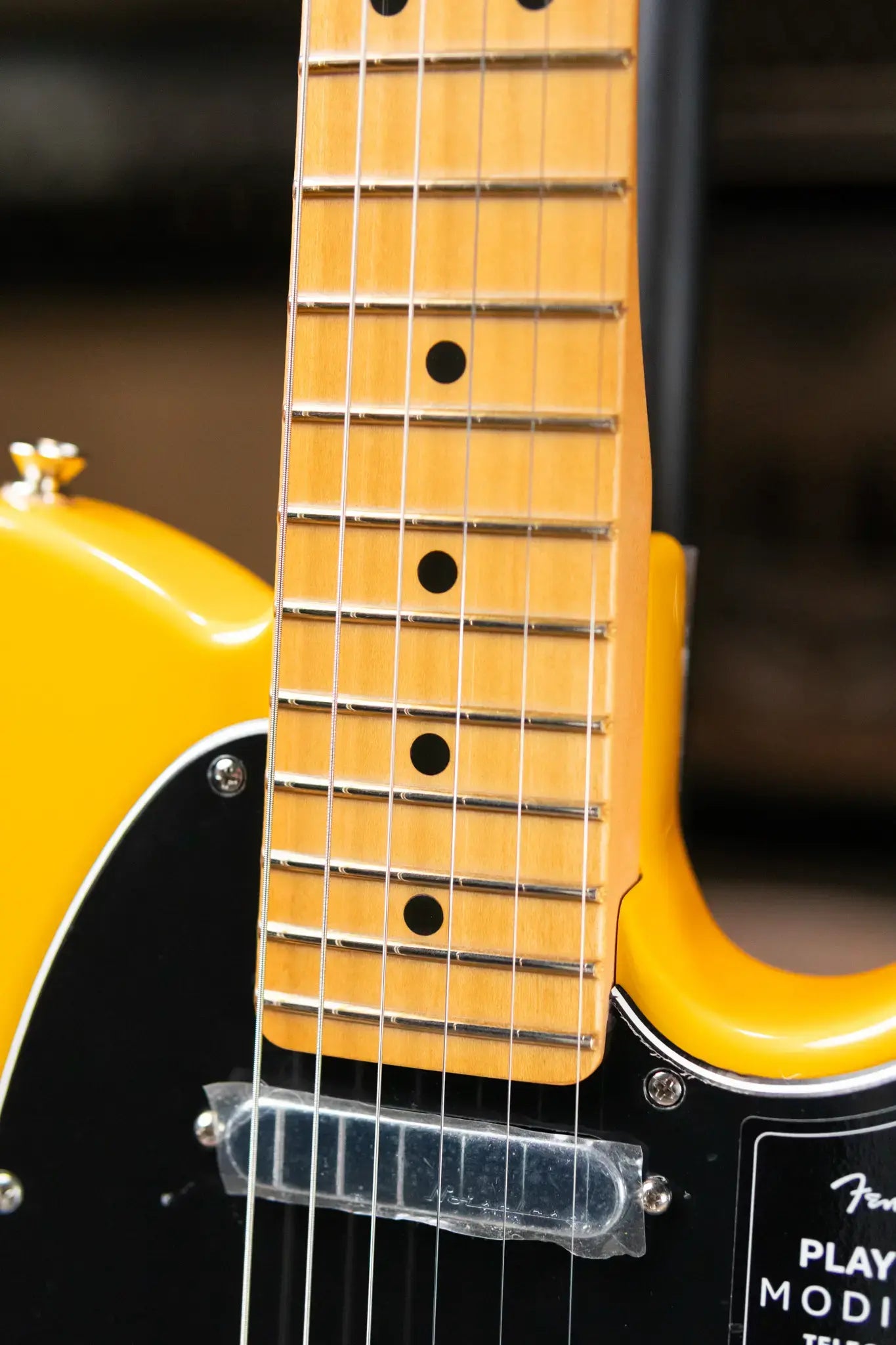 Fender Player II Modified Telecaster, Maple Fingerboard Electric Guitar - Sunshine Yellow with Deluxe Gig Bag