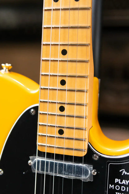 Fender Player II Modified Telecaster, Maple Fingerboard Electric Guitar - Sunshine Yellow with Deluxe Gig Bag