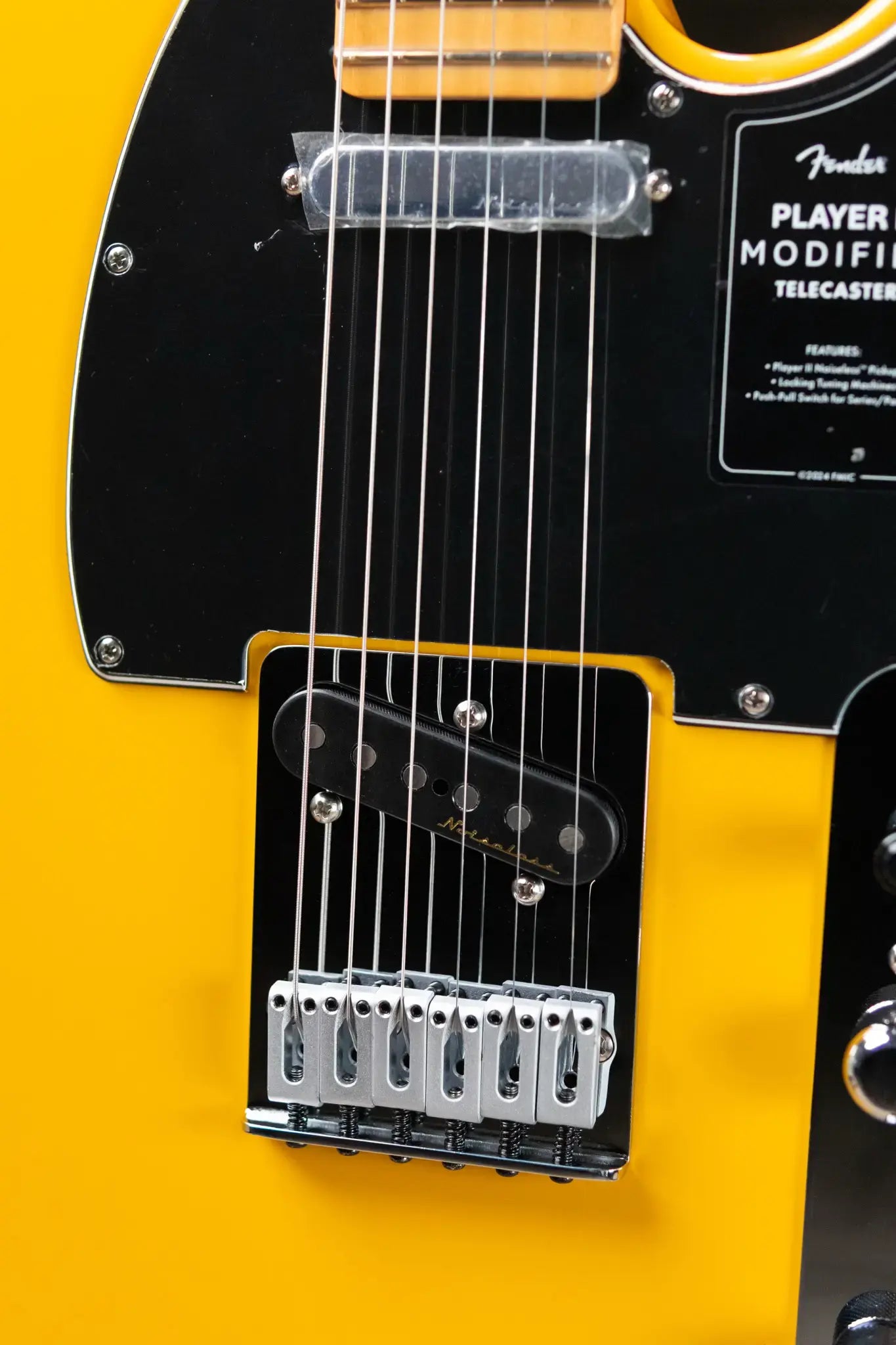 Fender Player II Modified Telecaster, Maple Fingerboard Electric Guitar - Sunshine Yellow with Deluxe Gig Bag