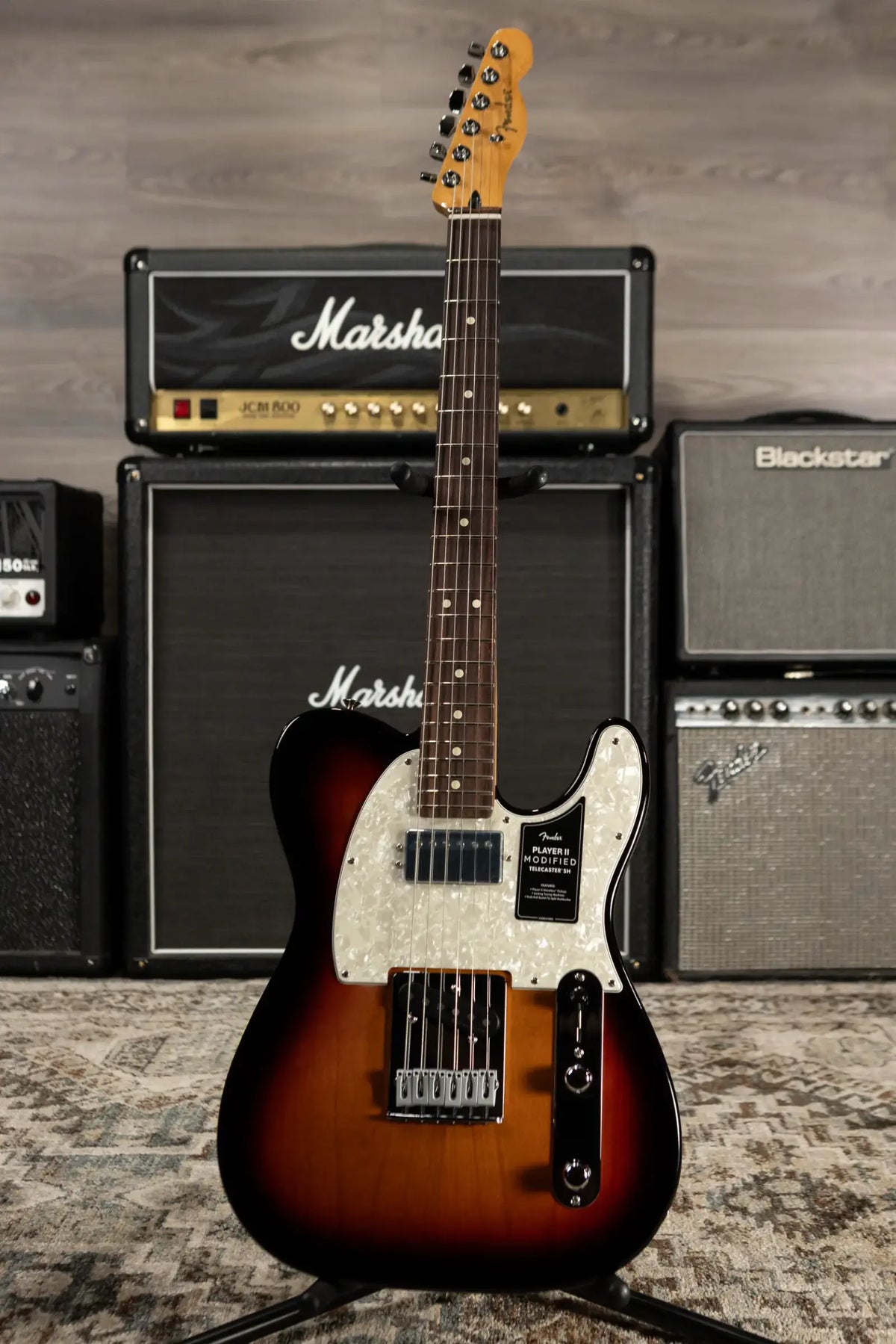 Fender Player II Modified Telecaster SH Electric Guitar - 3-Tone Sunburst with Gig Bag - Demo