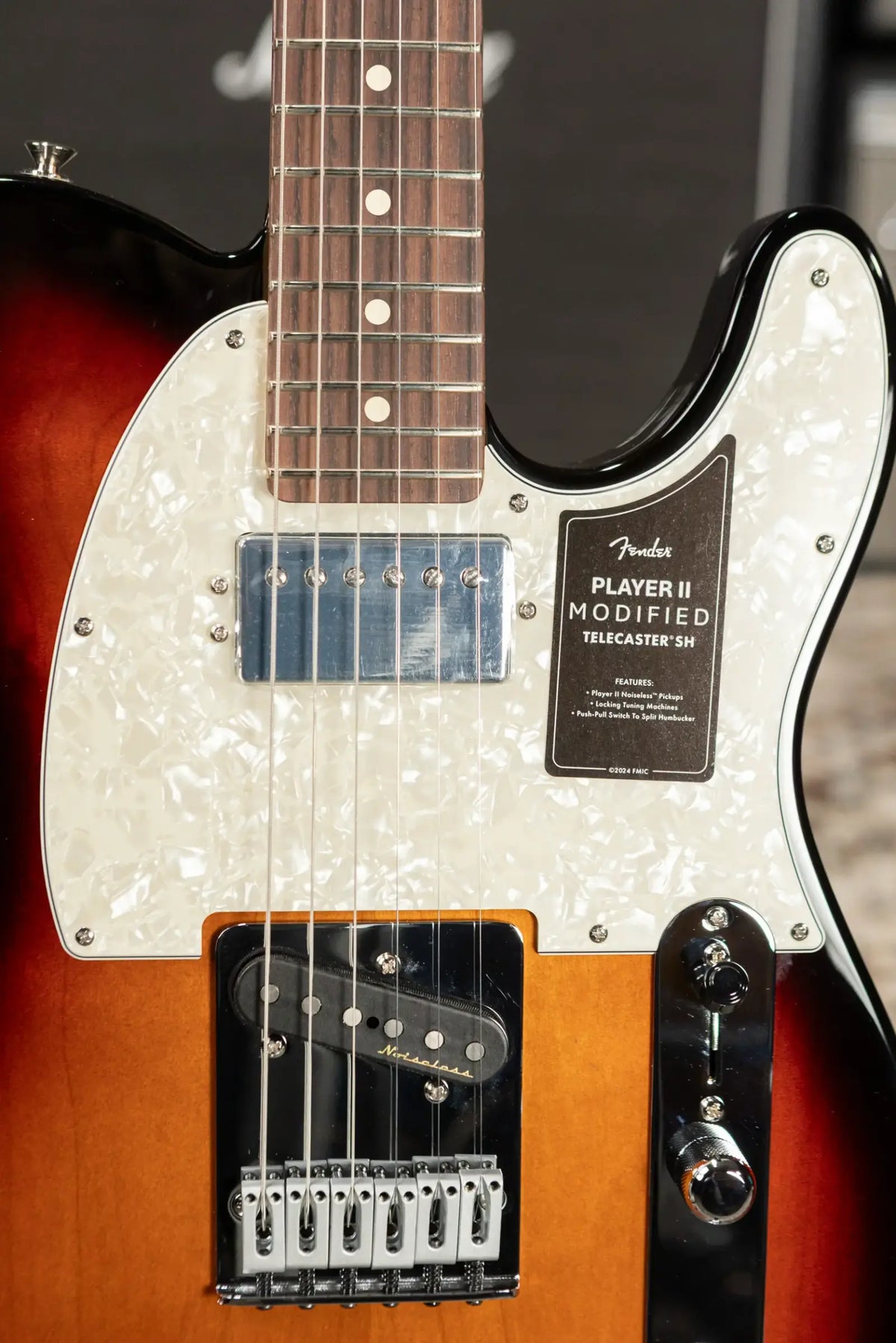 Fender Player II Modified Telecaster SH Electric Guitar - 3-Tone Sunburst with Gig Bag - Demo