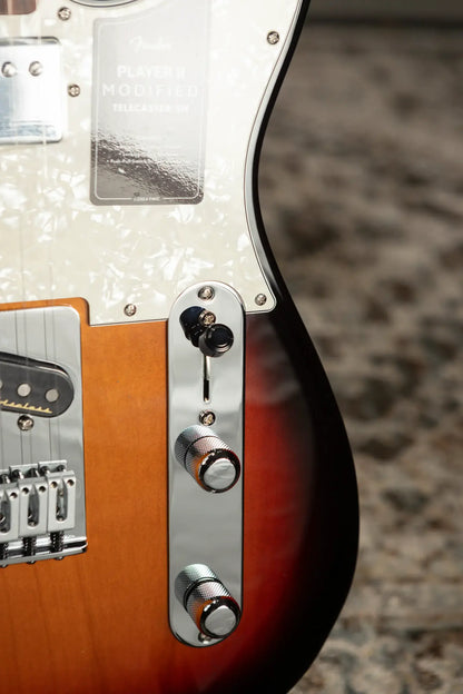Fender Player II Modified Telecaster SH Electric Guitar - 3-Tone Sunburst with Gig Bag - Demo