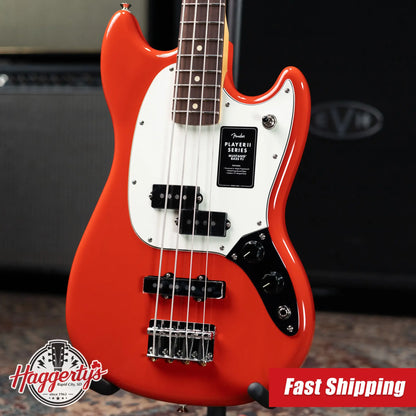 Fender Player II Mustang Bass PJ - Coral Red