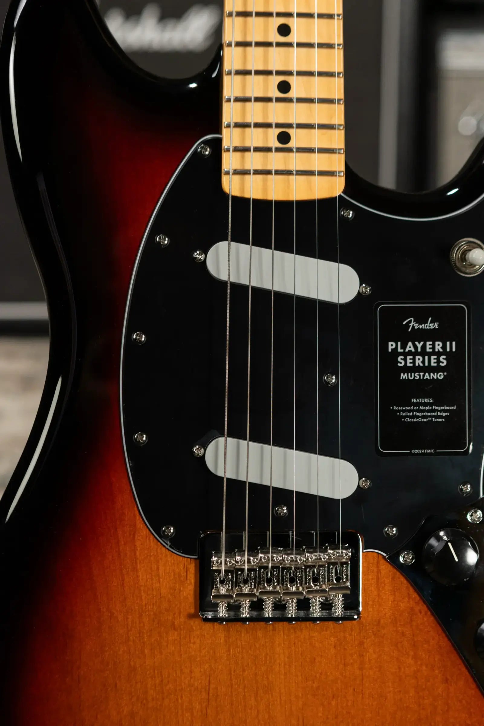 Fender Player II Mustang Electric Guitar - 3-Color Sunburst