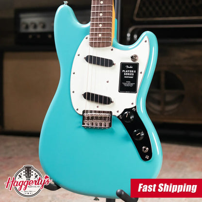 Fender Player II Mustang Electric Guitar - Aquatone Blue