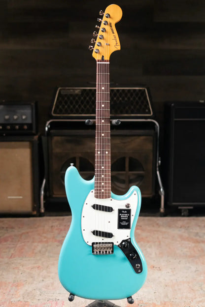 Fender Player II Mustang Electric Guitar - Aquatone Blue